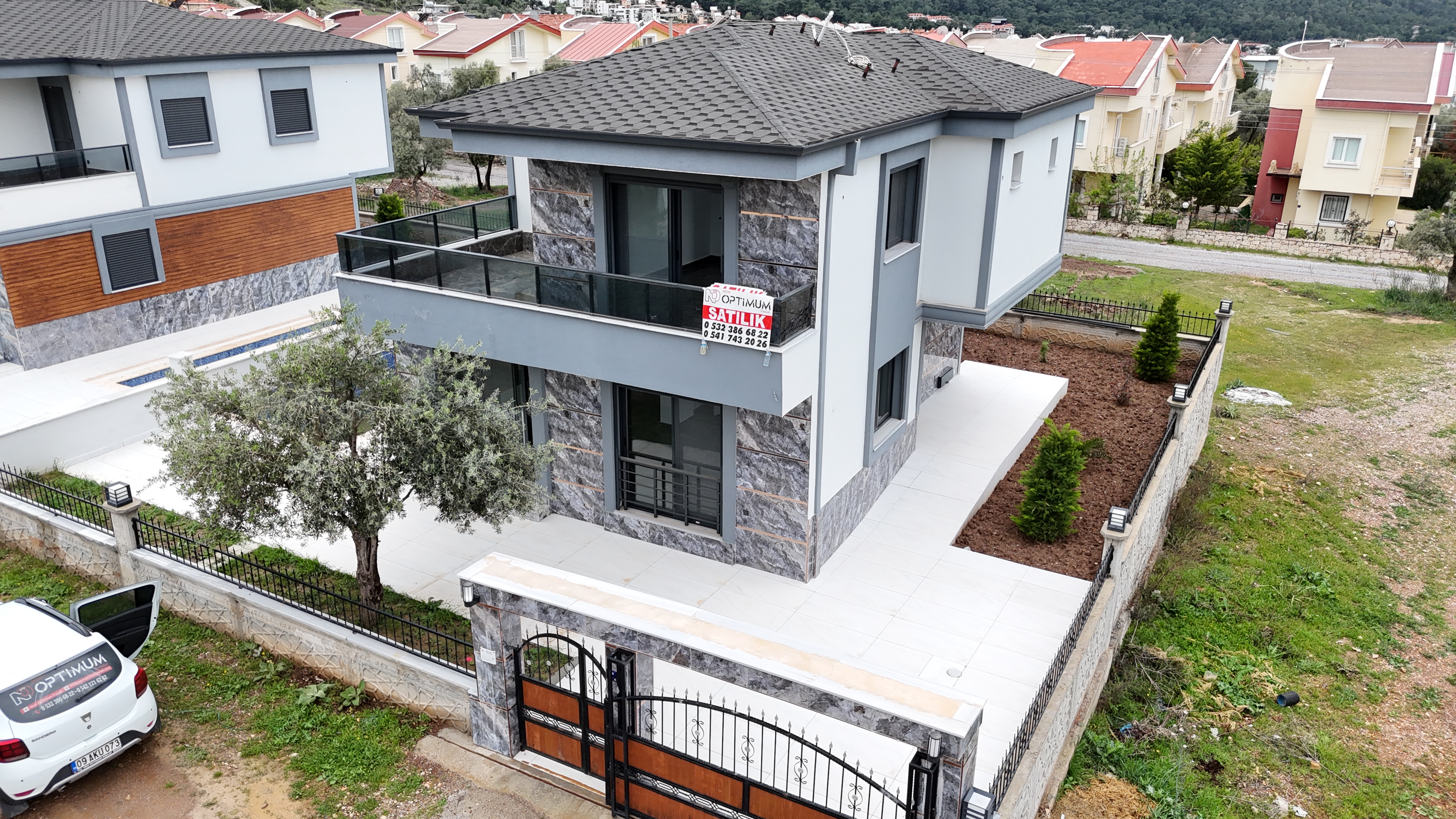 DİDİM AKBÜKTE SATILIK ZEMİNDE YATAK ODALI 4+1 HAVUZLU VİLLA 3