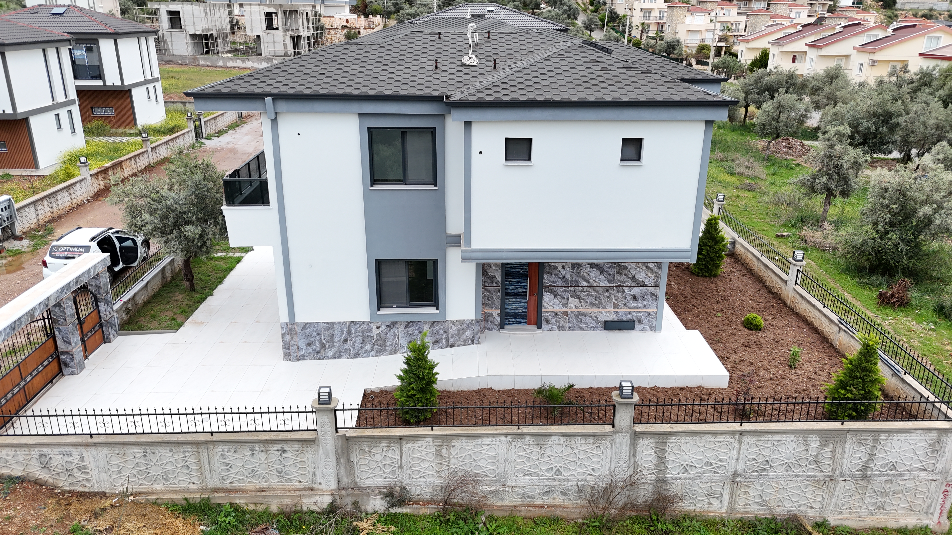 DİDİM AKBÜKTE SATILIK ZEMİNDE YATAK ODALI 4+1 HAVUZLU VİLLA 4